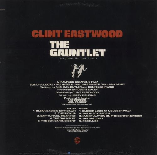 Jerry Fielding The Gauntlet vinyl LP album (LP record) US J2TLPTH862445