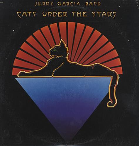 Jerry Garcia Cats Under The Stars vinyl LP album (LP record) US JGCLPCA210638