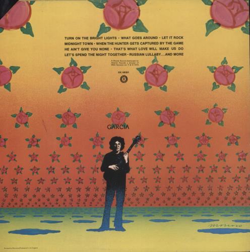 Jerry Garcia Garcia vinyl LP album (LP record) UK JGCLPGA63520