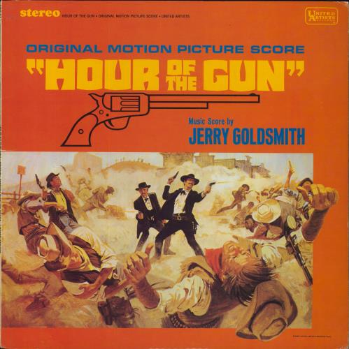 Jerry Goldsmith Hour Of The Gun vinyl LP album (LP record) Japanese J-0LPHO820678