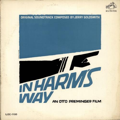 Jerry Goldsmith In Harm's Way vinyl LP album (LP record) US J-0LPIN693424