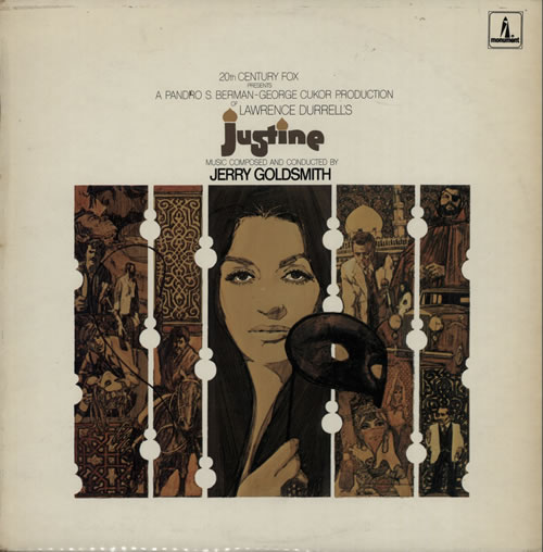 Jerry Goldsmith Justine vinyl LP album (LP record) UK J-0LPJU584255