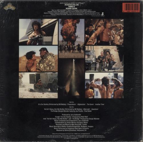 Jerry Goldsmith Rambo III - Sealed vinyl LP album (LP record) US J-0LPRA880773