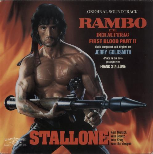 Jerry Goldsmith Rambo: First Blood Part II vinyl LP album (LP record) German J-0LPRA866407