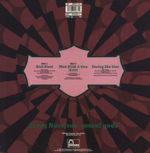 Jerry Harrison Kick Start 12" vinyl single (12 inch record / Maxi-single) UK JRH12KI855311