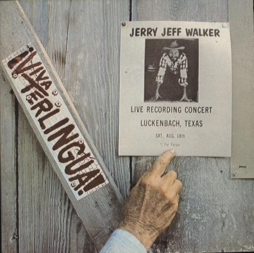 Jerry Jeff Walker Viva Terlingua vinyl LP album (LP record) US JJWLPVI880296
