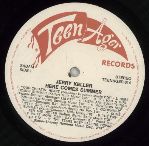 Jerry Keller If I Had A Girl vinyl LP album (LP record) Danish JK0LPIF867701