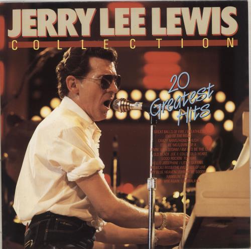 Jerry Lee Lewis 20 Greatest Hits vinyl LP album (LP record) Dutch JLLLPGR711742