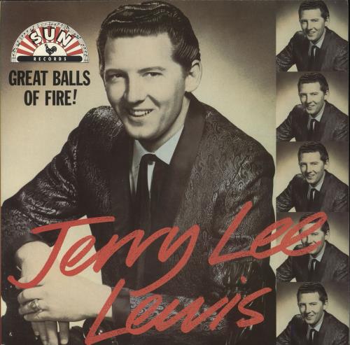Jerry Lee Lewis Great Balls Of Fire 2-LP vinyl record set (Double LP Album) UK JLL2LGR719579
