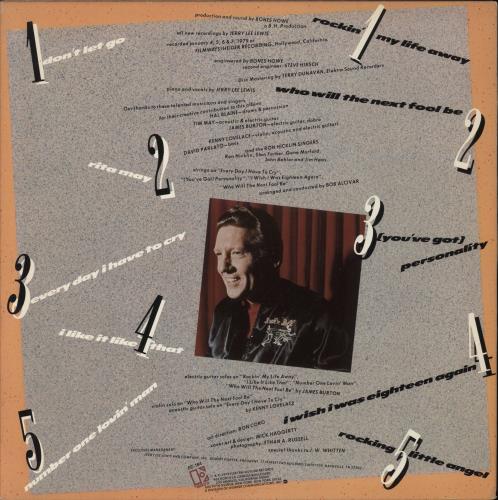 Jerry Lee Lewis Jerry Lee Lewis vinyl LP album (LP record) US JLLLPJE882332