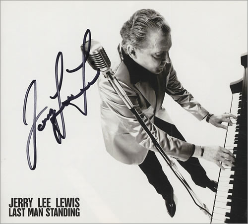 Jerry Lee Lewis Last Man Standing - Autographed CD album (CDLP) US JLLCDLA429792
