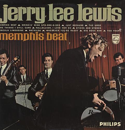 Jerry Lee Lewis Memphis Beat vinyl LP album (LP record) UK JLLLPME302347