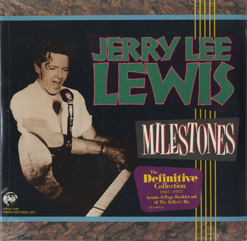 Jerry Lee Lewis Milestones - Sealed 2-LP vinyl record set (Double LP Album) US JLL2LMI486217