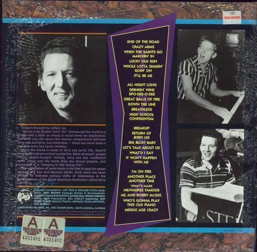 Jerry Lee Lewis Milestones 2-LP vinyl record set (Double LP Album) US JLL2LMI780737