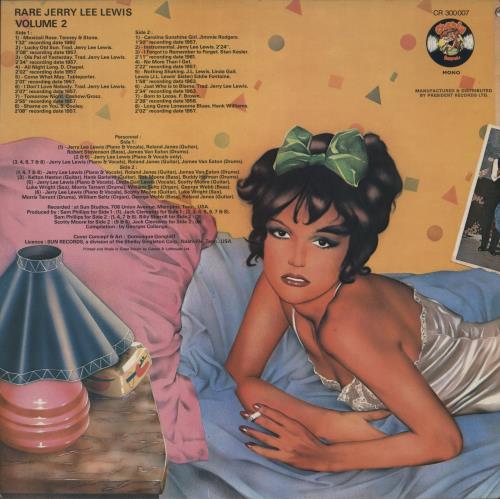 Jerry Lee Lewis Rare Jerry Lee Lewis Volume 2 vinyl LP album (LP record) UK JLLLPRA488096