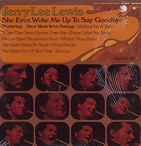 Jerry Lee Lewis She Even Woke Me Up To Say Goodbye vinyl LP album (LP record) US JLLLPSH290866