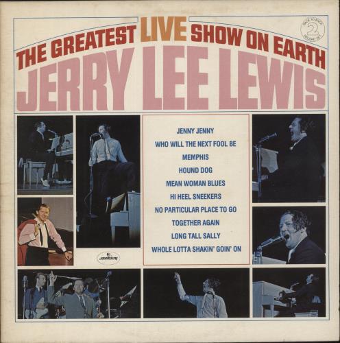 Jerry Lee Lewis The Greatest Live Show On Earth / By Request - EX 2-LP vinyl record set (Double LP Album) UK JLL2LTH880339