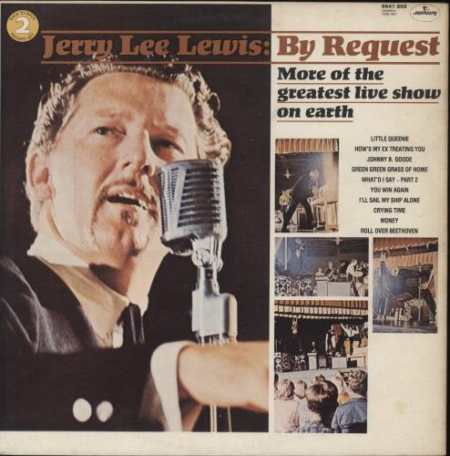 Jerry Lee Lewis The Greatest Live Show On Earth / By Request - EX 2-LP vinyl record set (Double LP Album) UK JLL2LTH880339