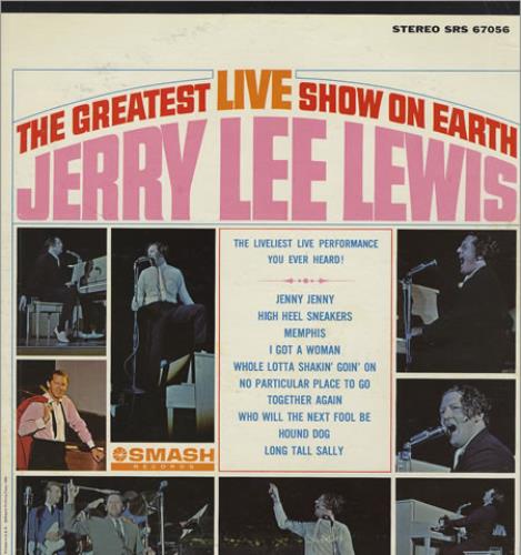 Jerry Lee Lewis The Greatest Live Show On Earth vinyl LP album (LP record) US JLLLPTH373286