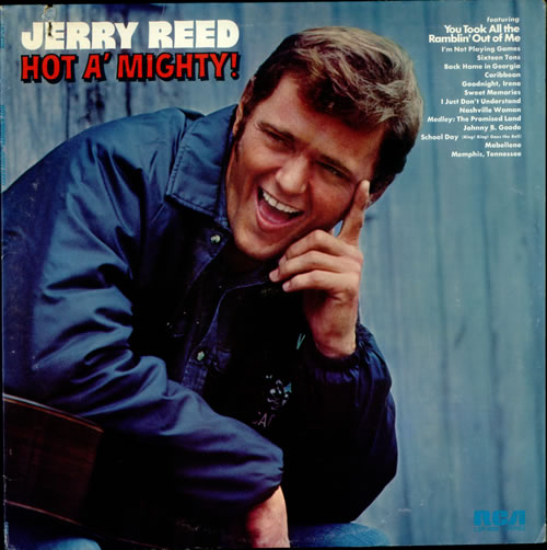 Jerry Reed Hot A' Mighty! vinyl LP album (LP record) US JPVLPHO536198