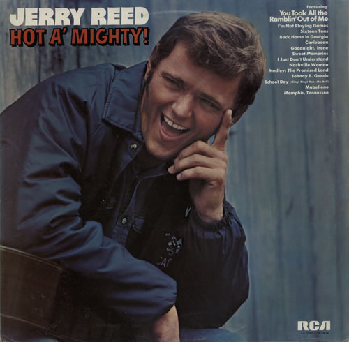 Jerry Reed Hot A' Mighty! vinyl LP album (LP record) UK JPVLPHO578963