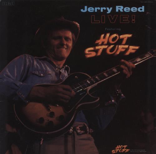 Jerry Reed Live! Featuring Hot Stuff vinyl LP album (LP record) US JPVLPLI869736