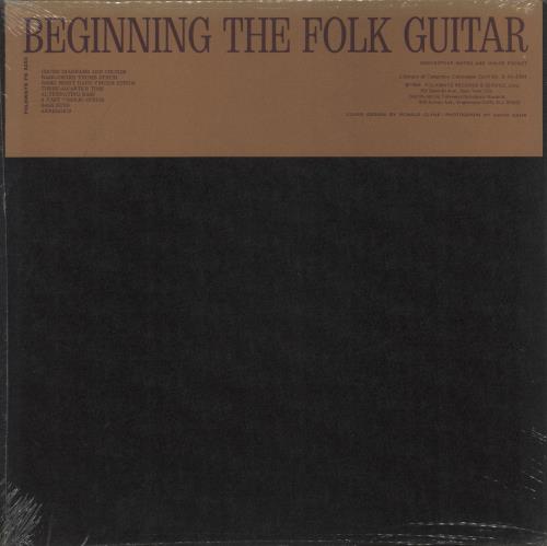 Jerry Silverman Beginning Folk Guitar: An Instruction Record For Beginners vinyl LP album (LP record) US -HRLPBE880471