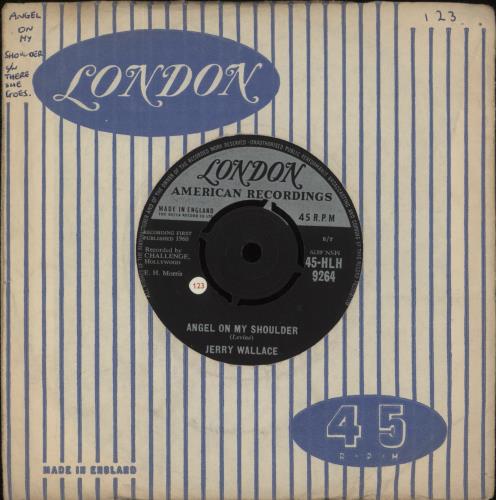 Jerry Wallace Angel On My Shoulder 7" vinyl single (7 inch record / 45) UK Q4807AN815774