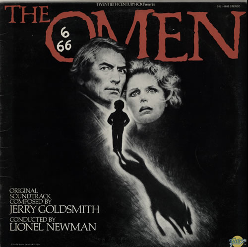 Jerry Goldsmith The Omen vinyl LP album (LP record) US J-0LPTH584164