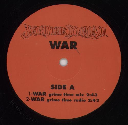 Jeru The Damaja War 12" vinyl single (12 inch record / Maxi-single) US Q6912WA855132