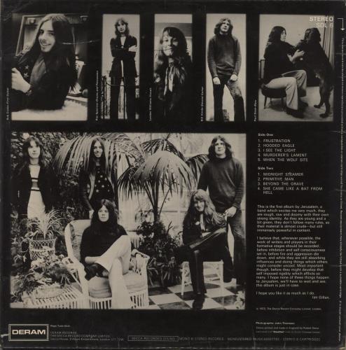 Jerusalem Jerusalem - VG vinyl LP album (LP record) UK JR8LPJE892844