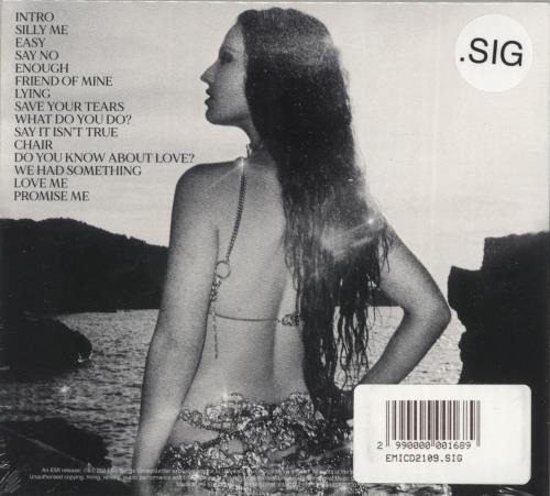 Jess Glynne Jess - Autographed Sleeve - Sealed CD album (CDLP) UK K6-CDJE877375