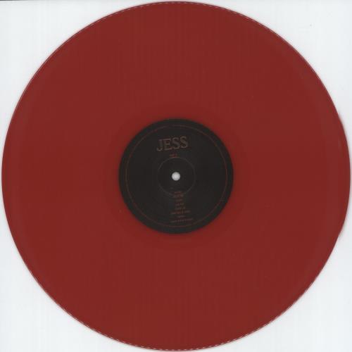 Jess Glynne Jess - Red Vinyl vinyl LP album (LP record) UK K6-LPJE880410