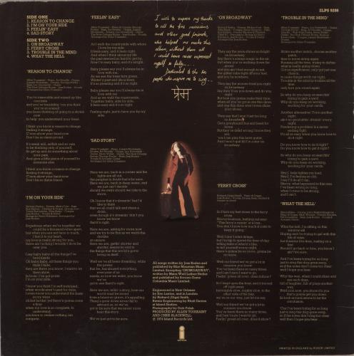 Jess Roden Jess Roden vinyl LP album (LP record) UK JSRLPJE210901