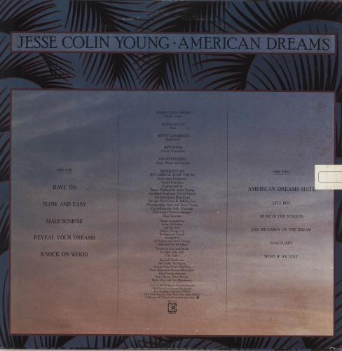 Jesse Colin Young American Dreams vinyl LP album (LP record) Japanese JCYLPAM732424