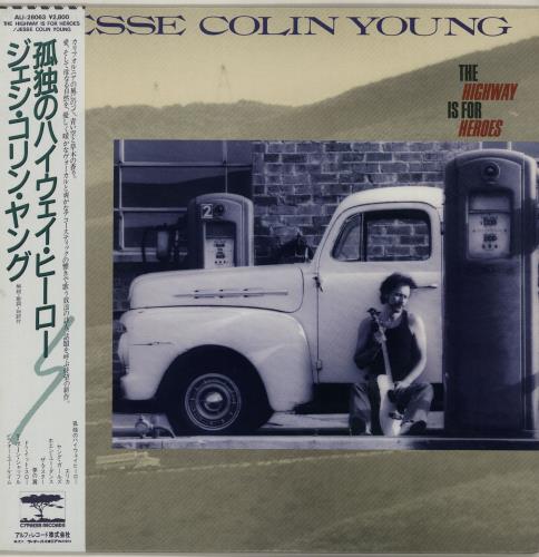 Jesse Colin Young The Highway Is For Heroes + Obi vinyl LP album (LP record) Japanese JCYLPTH648118