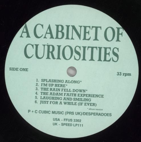 Jesse Garon & The Desperadoes A Cabinet Of Curiosities vinyl LP album (LP record) UK JCXLPAC652190