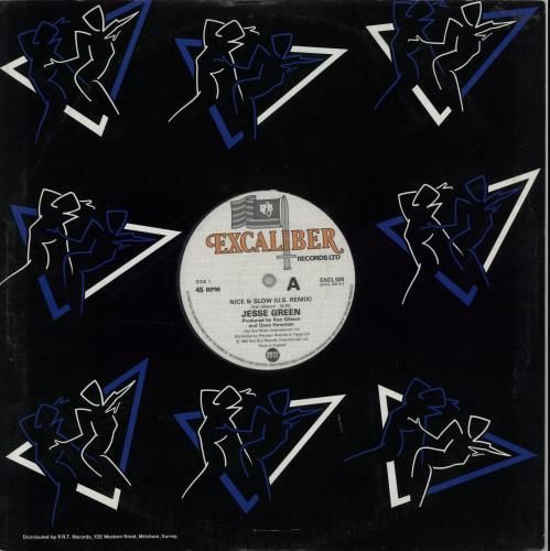 Jesse Green Nice & Slow (US Remix) 12" vinyl single (12 inch record / Maxi-single) UK J1112NI649979