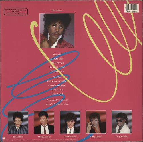 Jesse Johnson Jesse Johnson's Revue - Promo Stamped vinyl LP album (LP record) US JESLPJE773758