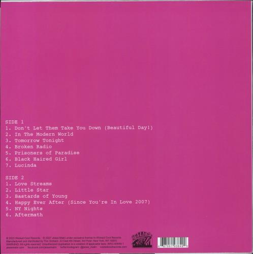 Jesse Malin Glitter In The Gutter - Pink Vinyl vinyl LP album (LP record) US ESMLPGL824701