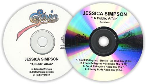 Jessica Simpson A Public Affair 2-CD single set (Double CD single) US JPS2SAP410581