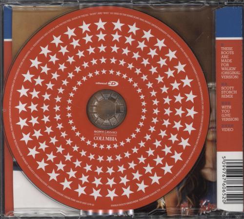 Jessica Simpson These Boots Are Made For Walkin' - CD 2 CD single (CD5 / 5") UK JPSC5TH791950