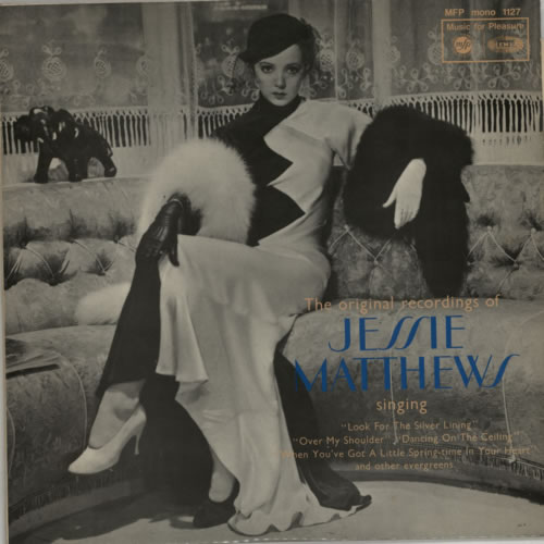 Jessie Matthews Looking Over My Shoulder vinyl LP album (LP record) UK J2ULPLO614913