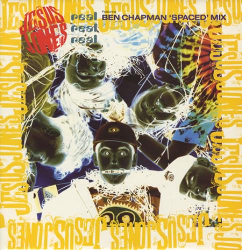 Jesus Jones Real Real Real 12" vinyl single (12 inch record / Maxi-single) UK JEJ12RE366818
