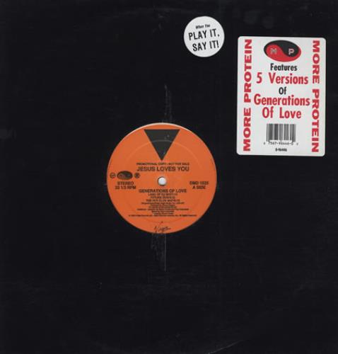 Jesus Loves You Generations Of Love 12" vinyl single (12 inch record / Maxi-single) US JLY12GE27003