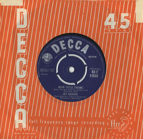 Jet Harris Main Title Theme 7" vinyl single (7 inch record / 45) UK JHA07MA272893