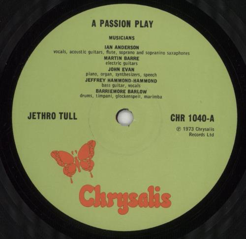 Jethro Tull A Passion Play - 1st - VG vinyl LP album (LP record) UK TULLPAP849520