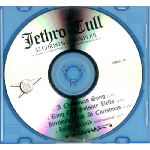 Jethro Tull A3 Christmas Sampler CD-R acetate US TULCRAC420405