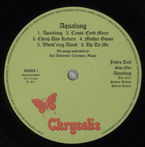 Jethro Tull Aqualung - 180gram Vinyl vinyl LP album (LP record) UK TULLPAQ799396