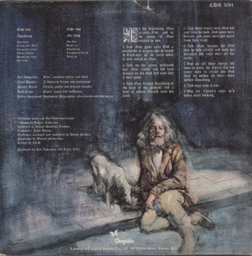 Jethro Tull Aqualung - 4th vinyl LP album (LP record) UK TULLPAQ54900